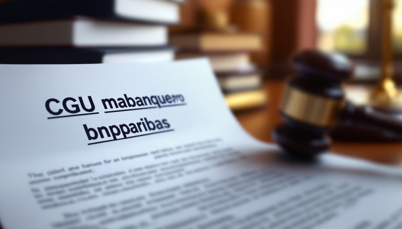 CGU mabanquepro bnpparibas : analyse des clauses contractuelles