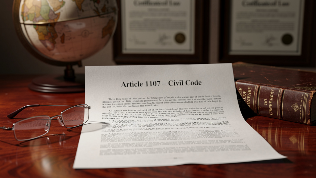 Examinez l'article 1107 du code civil pour votre contrat